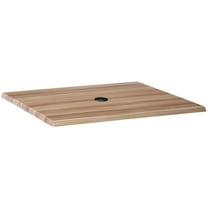 30" x 30" Natural, Indoor/Outdoor All-Season EnduroTop Table Top with Umbrella Hole