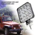 thumbnail image 2 of 2 uds 48w 30 grados 16led coche todoterreno Suv foco luces de trabajo lámparas antiniebla cuadradas, 2 of 5