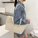 thumbnail image 5 of Bolsa Bolso de hombro tejido de paja de playa Para mujer a la Moda bolsos grandes beige JShteea Para Estrenar, 5 of 9
