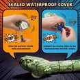 thumbnail image 6 of Veeniix Amphibious Remote Control Snake Toy with Sound, Realistic RC Prank Snake, Green, 6 of 8