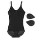 thumbnail image 2 of Full Body Women Shapewear with Wireless Bra Slimming Body Shaping Bodysuit (Black)XXXL, 2 of 5