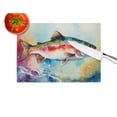 thumbnail image 2 of Rainbow Trout Glass Cutting Board Large 12 in x 15 in, 2 of 5
