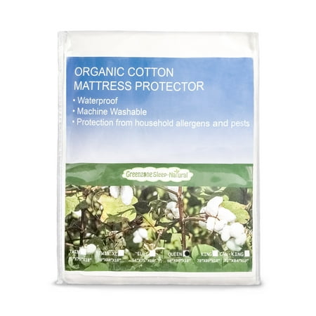 Greenzone Organic Smooth Tencel Waterproof Mattress (Best Organic Mattress Protector)