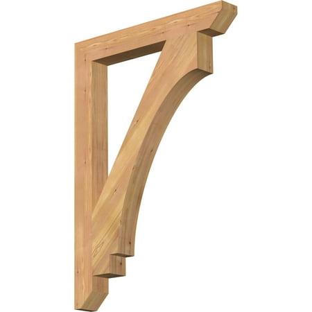 

Ekena Millwork 3 1/2 W x 28 D x 40 H Imperial Slat Smooth Bracket Western Red Cedar