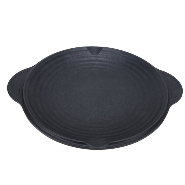 Estufa de barbacoa portátil para panceta de cerdo, panqueques y arroz frito - Sartén de aluminio multifuncional de 38 cm