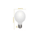 thumbnail image 3 of Bombilla Led Edison 6 Pzs G25 (g80) 5w E26 Blanco Y Cálido 4000, 3 of 4