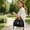 48#Black, variant on Fanny Pack Crossbody Bag for Men Women, PU Leather Chest Bag with Multi Zipper Pockets, Adjustable Strap Running Belt Bag for Sport Travel, Lightweight Waist Pack for Outdoor Hiking Walking