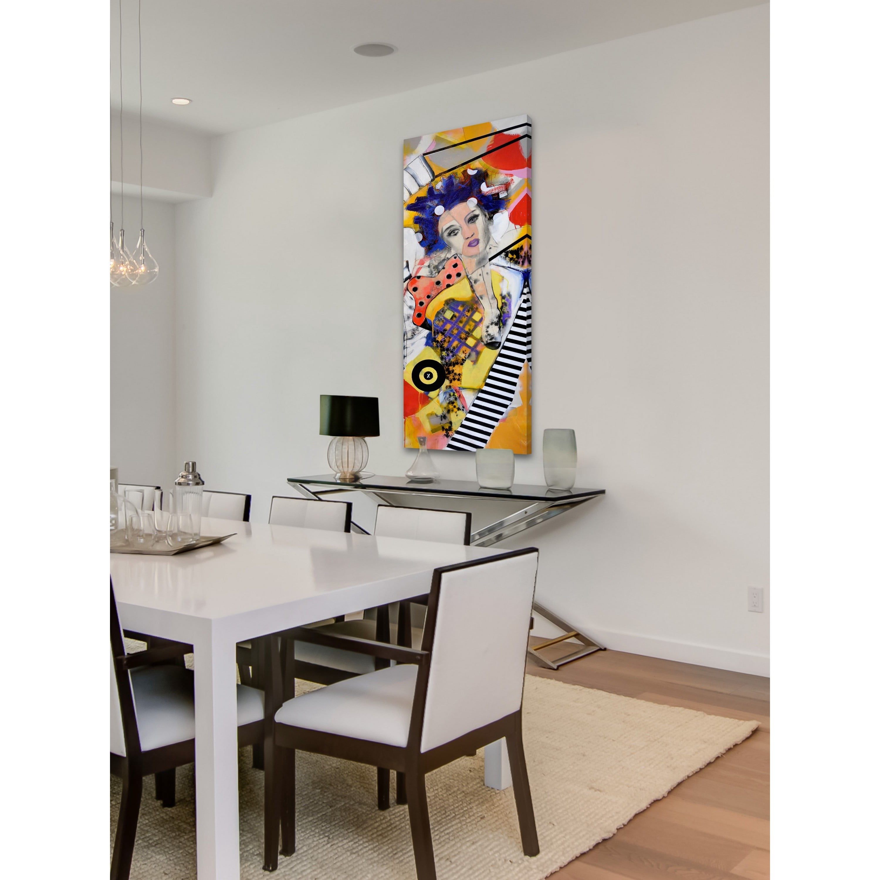 Mimography Marionette Painting Print on Wrapped Canvas