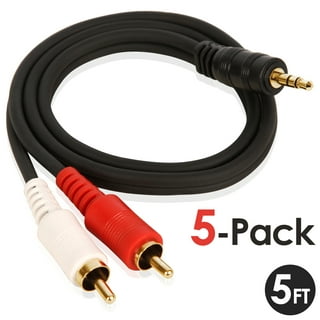 3.5MM Jack HiFi Digital Coaxial Aux Audio Cable for Amplifiers TV Box (1.5m)