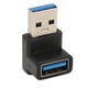 thumbnail image 3 of Adaptador USB macho a USB hembra de ángulo recto de 90 grados, adaptador USB 3,1 de carga de transmisión de alta velocidad de 10Gbps portátil pequeño, 3 of 8