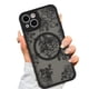 thumbnail image 1 of Funda de teléfono AIGOMARA para iPhone 15 con MagSafe Black Flower, 1 of 7
