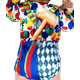 thumbnail image 4 of Pañalero sublimada 3D Payaso bebé Rev Payasito/de colores/body niño, 4 of 4
