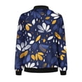 thumbnail image 4 of LOVZFMLL Vestes pour Femmes Sweat à Manches Longues avec Fermeture Éclair Veste Décontractée Tricotée Épaisse de Baseball, 4 of 5