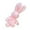 Pink, variant on Lavender Easter Bunny Plush - Purple Fluffy Rabbit Stuffed Animal With Satin Bow For Easter & Birthday Gifts(Purple-9.8In)#4609