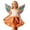 1#Watermelon Red, variant on Tiijoy Little Girls Polka Dots Tutu Skirt Party Layered Tulle Skirt with Wings, Sizes 6-8