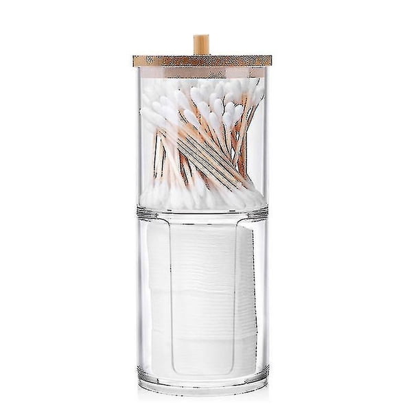 Organizador para Almohadillas de Algodón YONGSHENG Caja de Almacenamiento para Baño