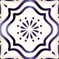 thumbnail image 5 of Mi Alma Removable Vinyl Floral Purple Backsplash Tile Stickers, 24pcs, 5 of 10