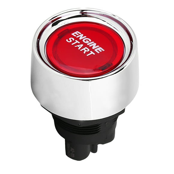 Shisuyan Universal Design Start Engine Button Red 1Pack 1.81X1.29X1.29in