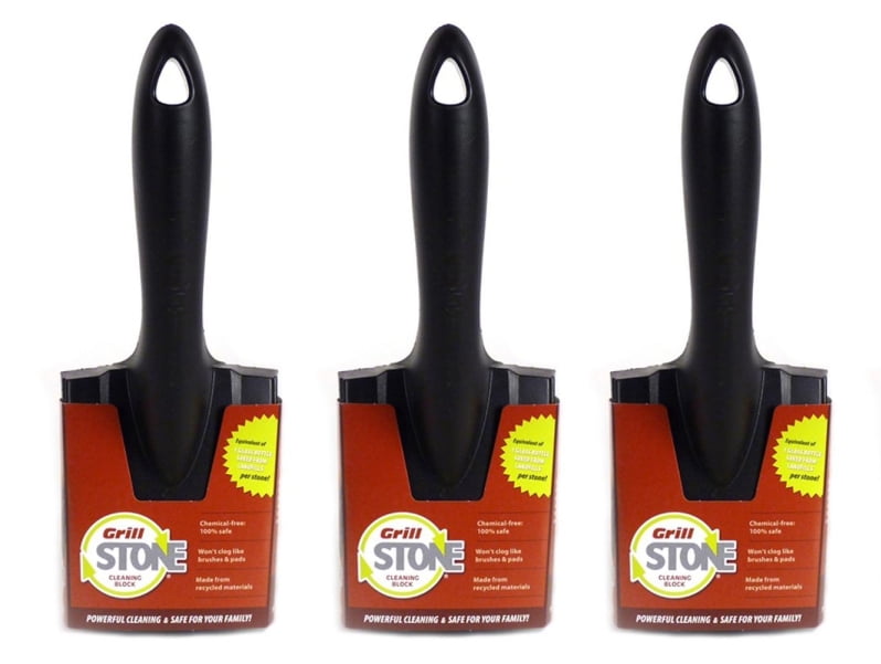 GrillStone Cleaning Block with EZGrip Handle 3Pack, Environmentally