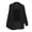 Black, variant on sunsanly Summer Chiffon Shirt Lapel Long Sleeve Single Breasted Shirt Coat Solid Color Thin Sun Protection Clothing Women Shirt Tops