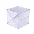 thumbnail image 3 of Deflect-O® Stackable Cube With X Divider, 6"H x 6"W x 6"D, Clear, 3 of 9