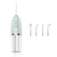thumbnail image 1 of Irrigador bucal portátil inteligente con carga USB, tanque de 230ml, 4 boquillas intercambiables, rotación 360°, 3 modos de limpieza, IPX7 resistente al agua, ideal para viajes y uso diario, color, 1 of 7