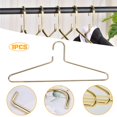 thumbnail image 2 of Metal Coat Hangers Sturdy Anti Slip for Closets Clothes Racks for Shirts Skirts, 2 of 6
