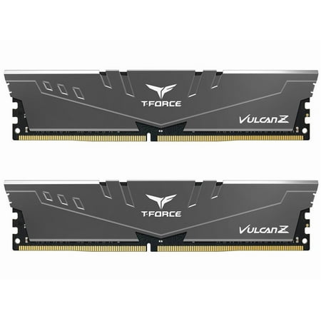 Team T-FORCE VULCAN Z 32GB (2 x 16GB) 288-Pin PC RAM DDR4 3600 (PC4 28800) Desktop Memory Model TLZGD432G3600HC18JDC01