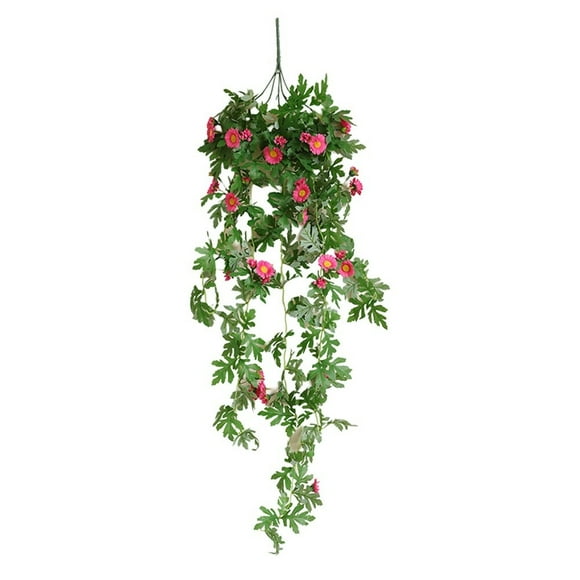 110CM Simulated Daisy Vine Wall Hanging Artificial Hanging Plants and Flowers