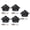 Black, variant on BOKYAN Cabinet Door Push Button Latch Zinc Alloy Exquisite Cupboard Knob Lock for RV Motorhome Camper Caravan Home Yachts, Fits 15-18mm Door Thickness, Easy Install Hardware, Pearl, 5 Pack
