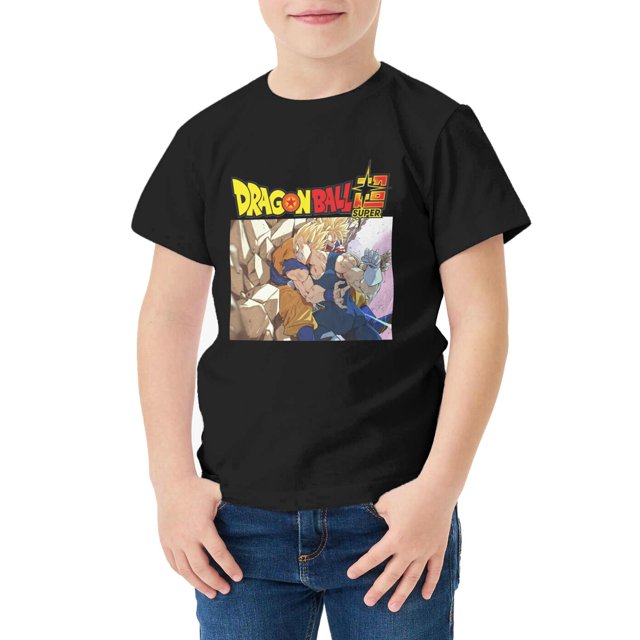 Camiseta Algodón de DBZ para niños