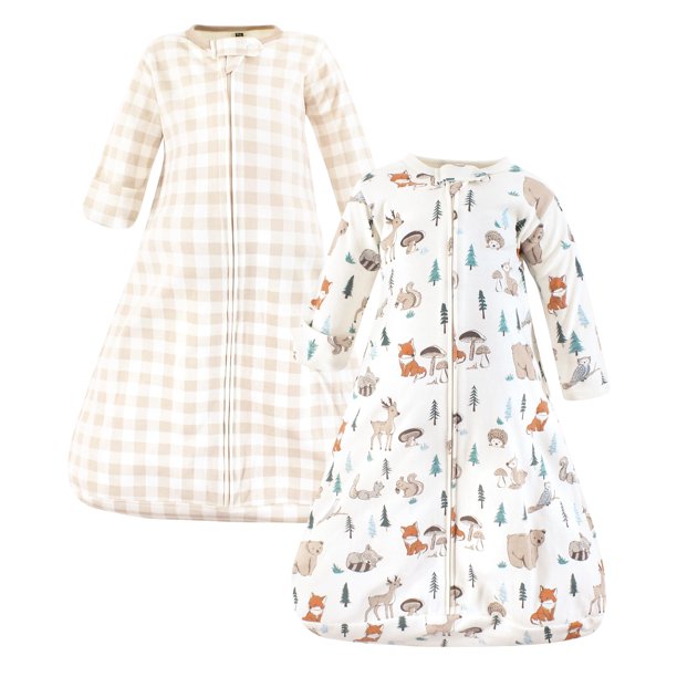 Saco de Dormir de Algodón para Bebé con Mangas Largas Hudson 12-18M