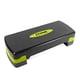Tone Fitness Plateforme de step aérobique compacte | Step d'exercice, Noir/Gris, Modèle : HHBA-TN001BK-2