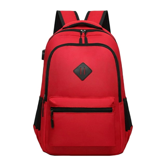 asddcavvf Black Backpack for School College and Travel: Bookbag with 8 Compartments