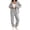 Gray #685, variant on Women's 2 Piece Tracksuit Set Zip Up Hoodie and Jogger Sweatpants, Relaxed Fall Travel Lounge Outfit with Drawstring Waist Front Pockets Sweatsuit Set, 3XL