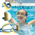 thumbnail image 7 of Swim Goggles, Wide View 180°, Anti-Fog UV Protection, No Leaking, for Adults, Yellow/Green, Comfortable Fit, 7 of 7