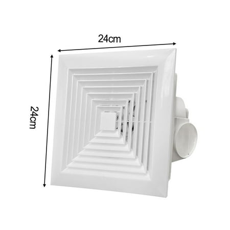 

Ventilation Fan White Square Ceiling Or Wall-Mount Exhaust Fan