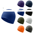 thumbnail image 3 of Under$5 Hats For Women Unisex Honeycomb Fleece Lined Thermal Beanie Hat Windproof Stretchy Skull Cap Warm Winter Outdoor Sports Headwear Cycling Gsakboxl, 3 of 4