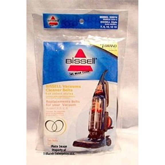 (Ship from USA) Compatible with Bissell Genuine 7, 9, 10, 12, 16 Vacuum Belts 2 pack