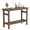 Brown, variant on SERWALL 41" Outdoor Bar Table, HDPE All Weather Adirondack Outdoor Bar Height Table, Navy