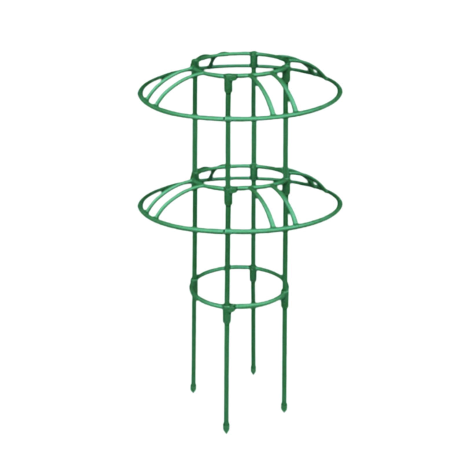 koolsoo Garden Obelisk Trellis Gardening Climbing Frame Strong Vertical Umbrella Trellis Frame for Beans Flowers Tomatoes Houseplants 70cm multi umbrella
