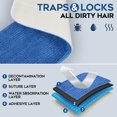 thumbnail image 6 of MATTHEW CLEANING 18'' Microfiber Spray Mop Replacement Pads Heads for Wet Dry Reusable Mops Floor Home Commercial Cleaning Refills, Machine Washable Fits Fit Most Spray Mops Blue (3 Packs), 6 of 7