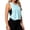 Blue, variant on TrendOFT Womens Yoga Tops Sleeveless Sun Protection Cooling Gym Workout Activewear Casual Daily Wear Active Top Blue M