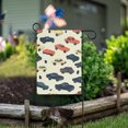 thumbnail image 6 of Cartoon Car Garden Flag 28x40 inch Double Sided Outside Yard Decorations for Home Outdoor, 6 of 6