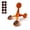 2mm, variant on Flip Roller Shooting Target, Auto Reset Steel Reactive Target with Splash Paper, Portable Practice Target for Indoor Outdoor Training