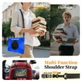 thumbnail image 5 of For Samsung Galaxy Tab S11 Ultra Case 14.6 inch SM-X930/SM-X936B, 360 Hand Strap, Shoulder Strap, Kickstand, Rugged Drop Protection, Blue, 5 of 7