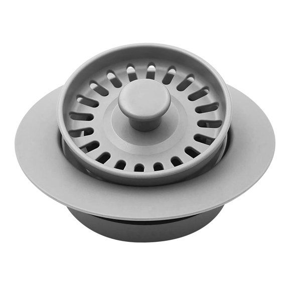 Colador para Desagüe GZILA con Brida Decorativa Gris de 3.5" Compatible