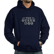 ^^cafepress The Queen Is 60 Dark Hoodie