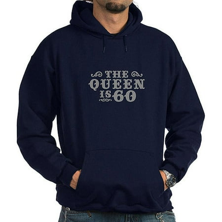 ^^cafepress The Queen Is 60 Dark Hoodie