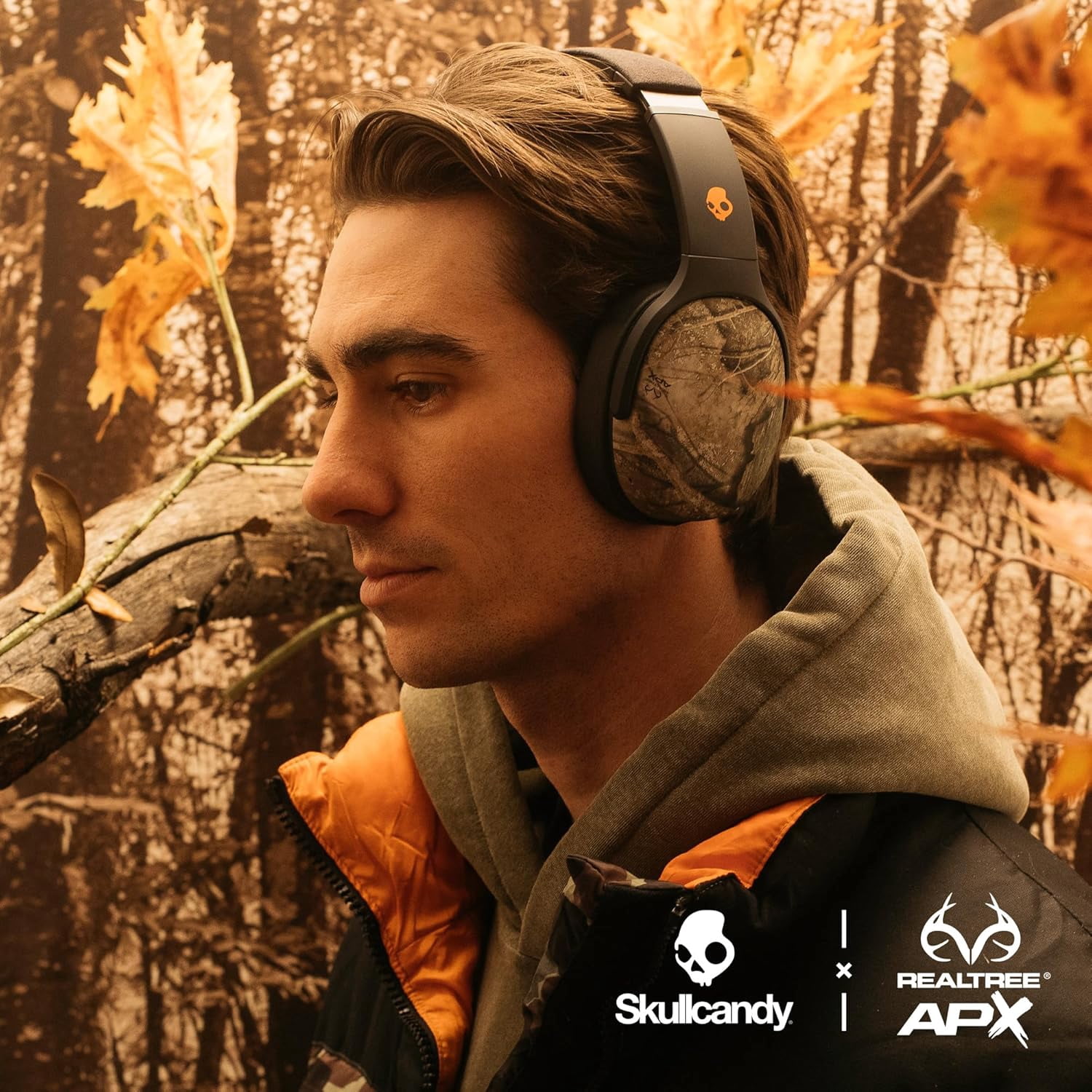 Skullcandy Crusher EVO Over-Ear Headphones, Orange, Large